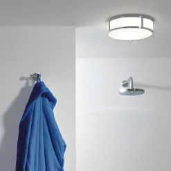 Mashiko round 230 plafond IP44 polerad krom