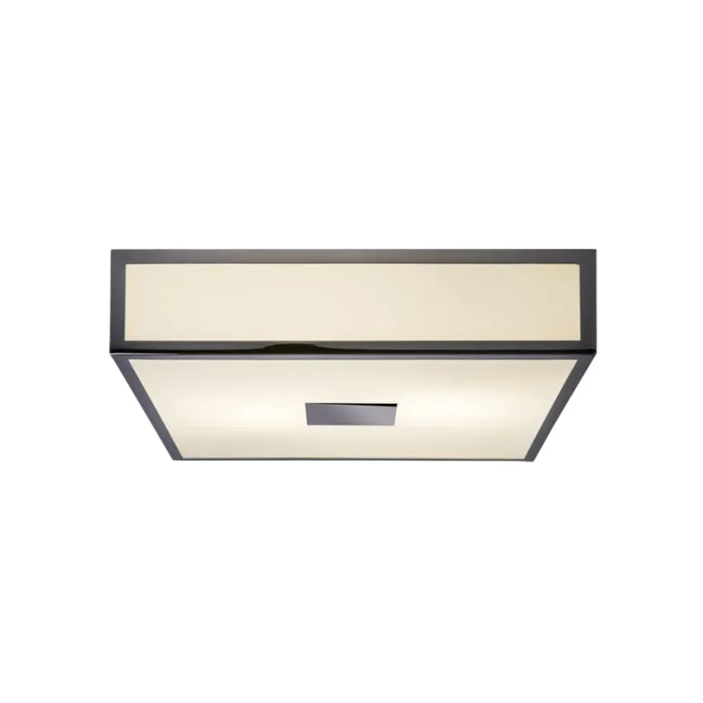 Mashiko square 300 plafond IP44 polerad krom