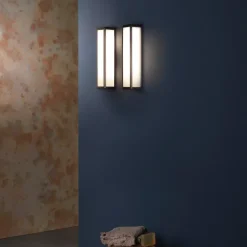 Mashiko 360 vägglampa IP44 brons