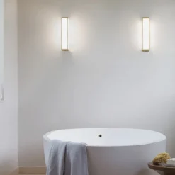 Mashiko 360 vägglampa IP44 matt guld