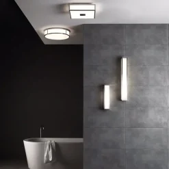 Mashiko 360 vägglampa IP44 polerad krom