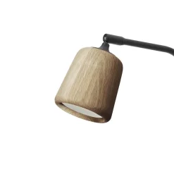 Material golvlampa naturell ek/svart