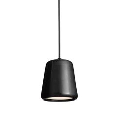 Material taklampa svart marmor/svart
