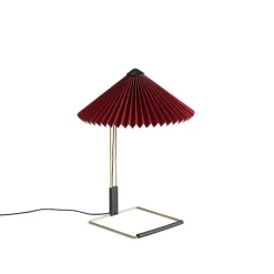 Matin 300 bordslampa oxide red/brass