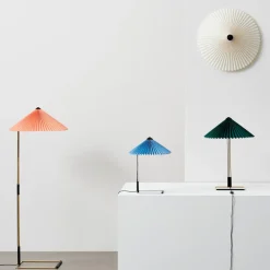 Matin 300 bordslampa placid blue/mirror