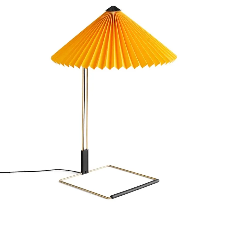 Matin 380 bordslampa yellow/brass