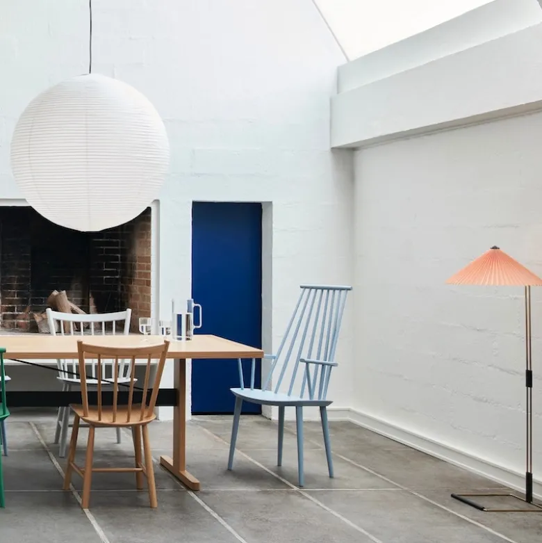 Matin golvlampa peach
