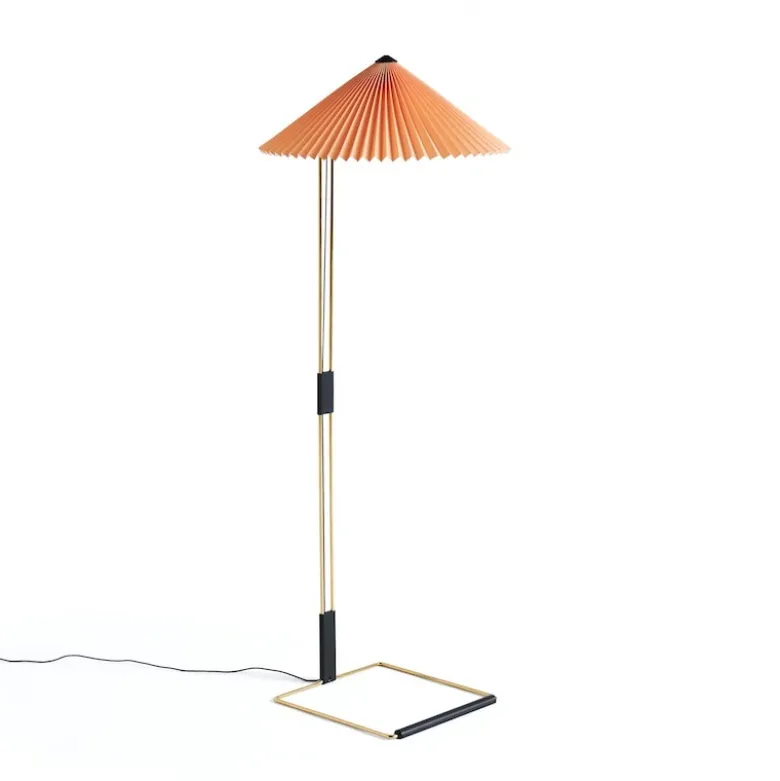 Matin golvlampa peach