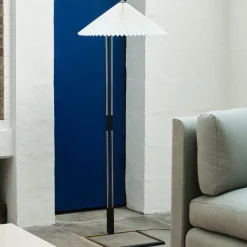 Matin golvlampa vit