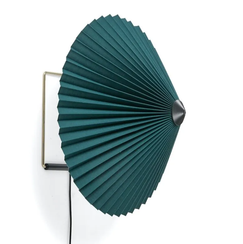 Matin 380 vägglampa green/brass