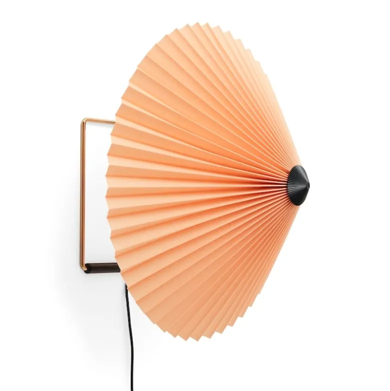 Matin 380 vägglampa peach/brass
