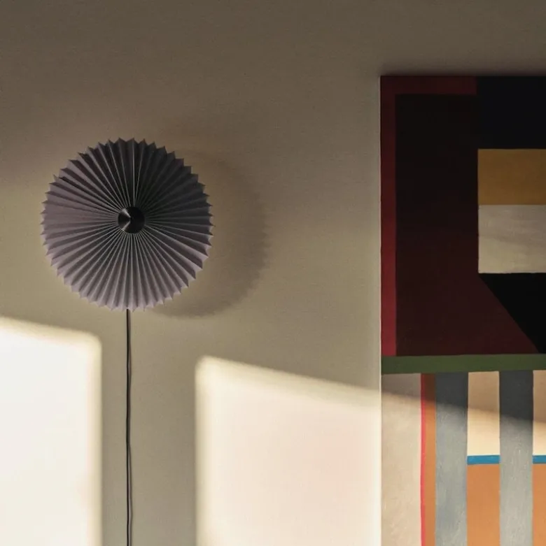 Matin 380 vägglampa white/brass