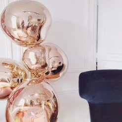 Melt Chandelier golvlampa koppar