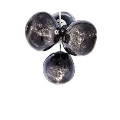 Melt Chandelier mini taklampa Smoke