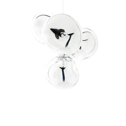 Melt Chandelier mini taklampa silver