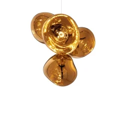 Melt Chandelier mini taklampa guld