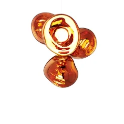 Melt Chandelier mini taklampa koppar