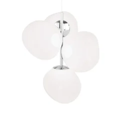 Melt Chandelier small taklampa opal/silver