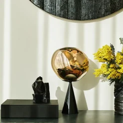 Melt Cone Fat bordslampa koppar