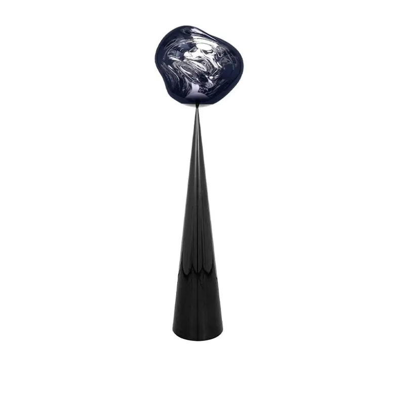 Melt Cone Fat golvlampa Smoke