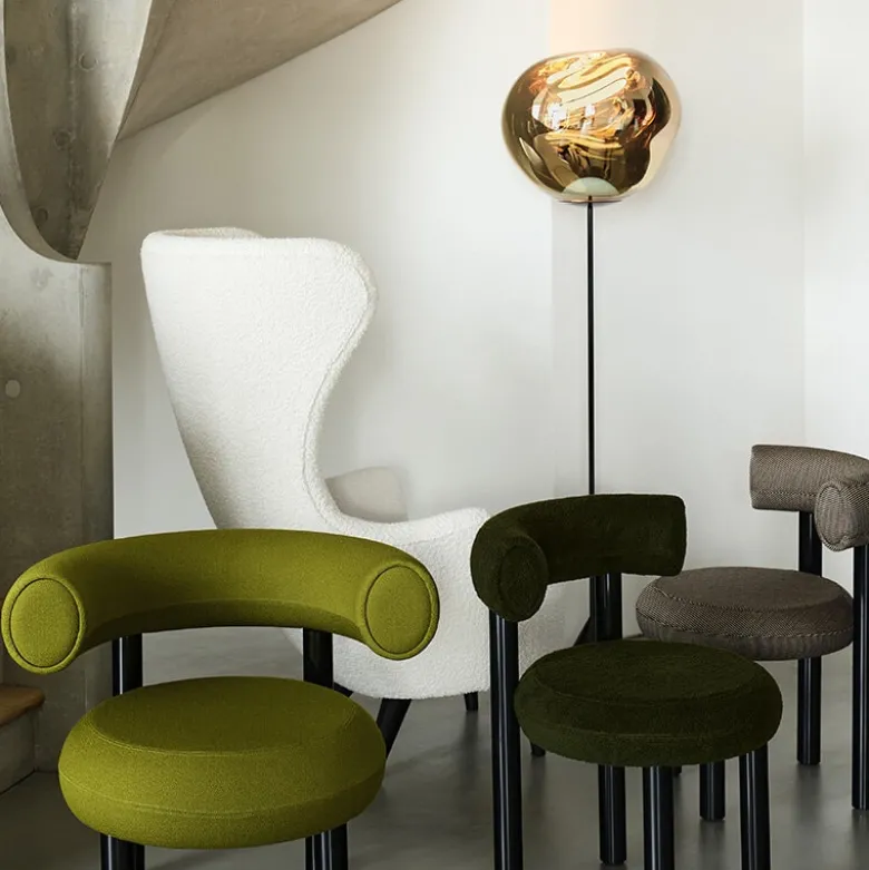 Melt Cone Slim golvlampa guld