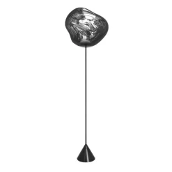 Melt Cone Slim golvlampa silver