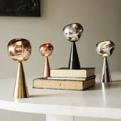 Melt portabel bordslampa koppar