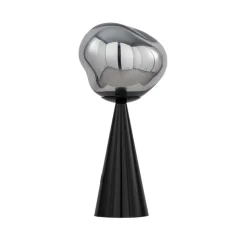 Melt portabel bordslampa svart
