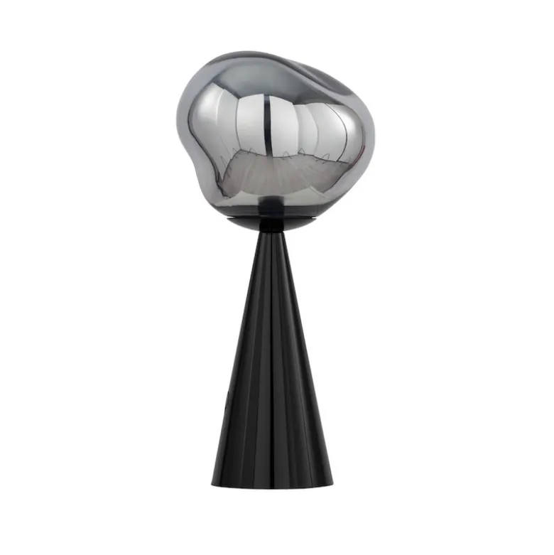 Melt portabel bordslampa svart
