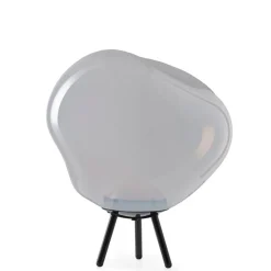 Melt portabel golv-/taklampa opal/svart