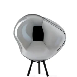 Melt portabel golv-/taklampa silver/svart