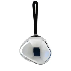 Melt portabel golv-/taklampa silver/svart