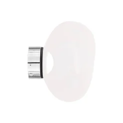 Melt Surface mini plafond/vägglampa opal/silver