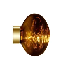 Melt Surface mini plafond/vägglampa guld