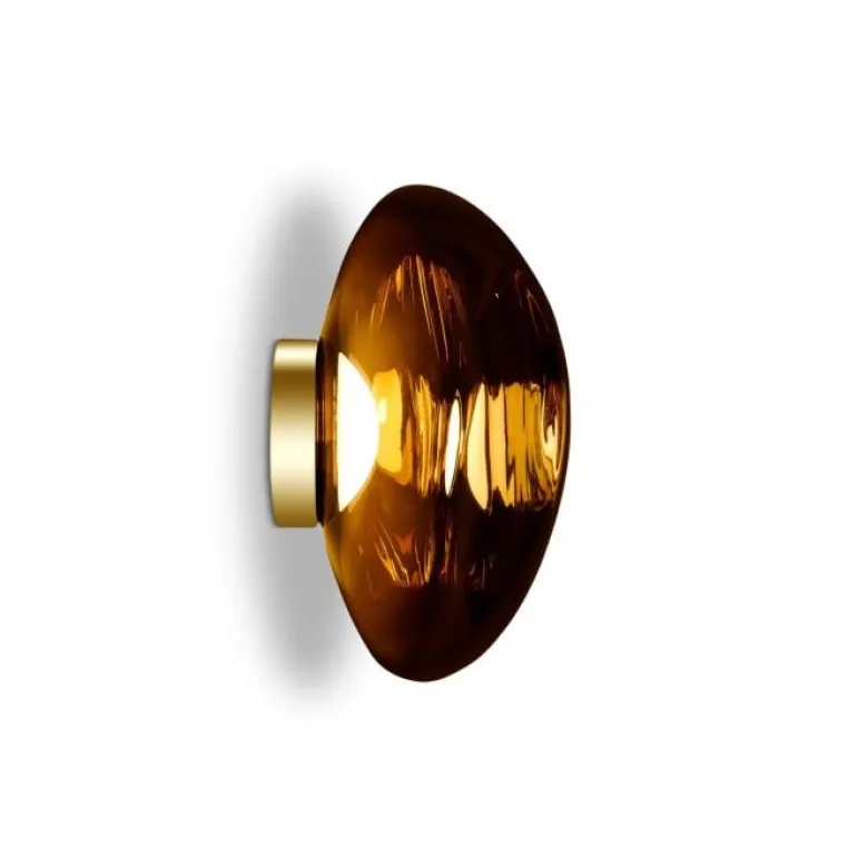 Melt Surface plafond/vägglampa guld