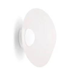 Melt Surface plafond/vägglampa opal/silver