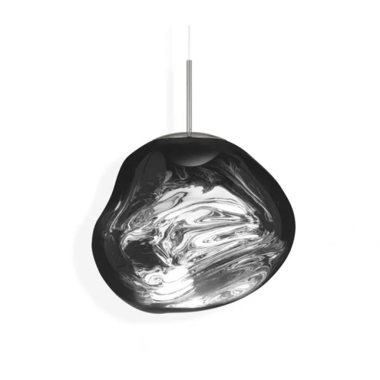 Melt taklampa silver