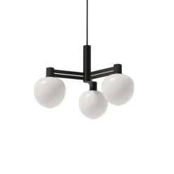 Memoir 120 III taklampa svart/opalglas