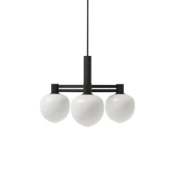 Memoir 120 III taklampa svart/opalglas