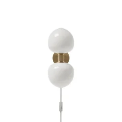Memoir 120 II vägglampa mässing/opalglas
