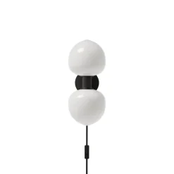 Memoir 120 II vägglampa svart/opalglas