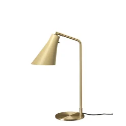 Miller bordslampa ljus sand/mässing