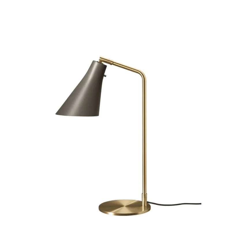 Miller bordslampa umbragrå/mässing