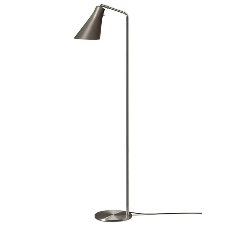 Miller golvlampa umbragrå/stål