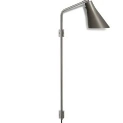 Miller vägglampa Swing umbragrå/stål