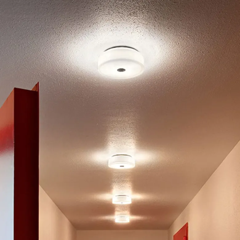 Mini Button Plafond Opalglas