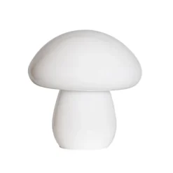 Mira mushroom bordslampa vit
