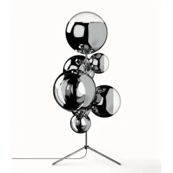 Mirror Ball Chandelier golvlampa silver