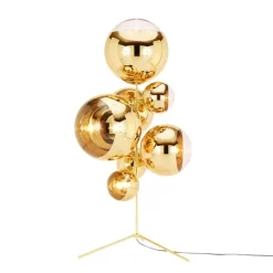 Mirror Ball Chandelier golvlampa guld