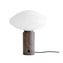 Mist AP17 bordslampa grigio caldo/opalglas